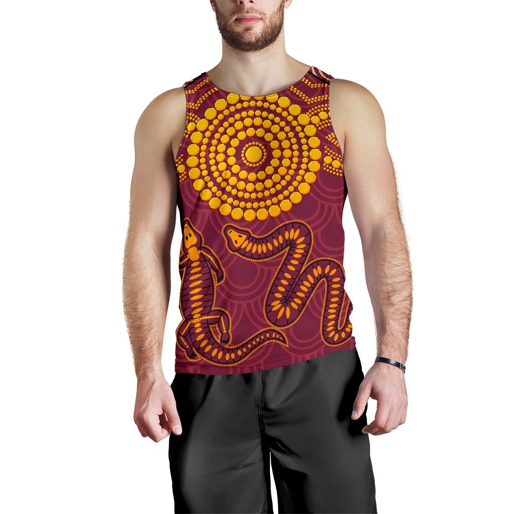aboriginal-mens-tank-top-aboriginal-snake-and-alligator