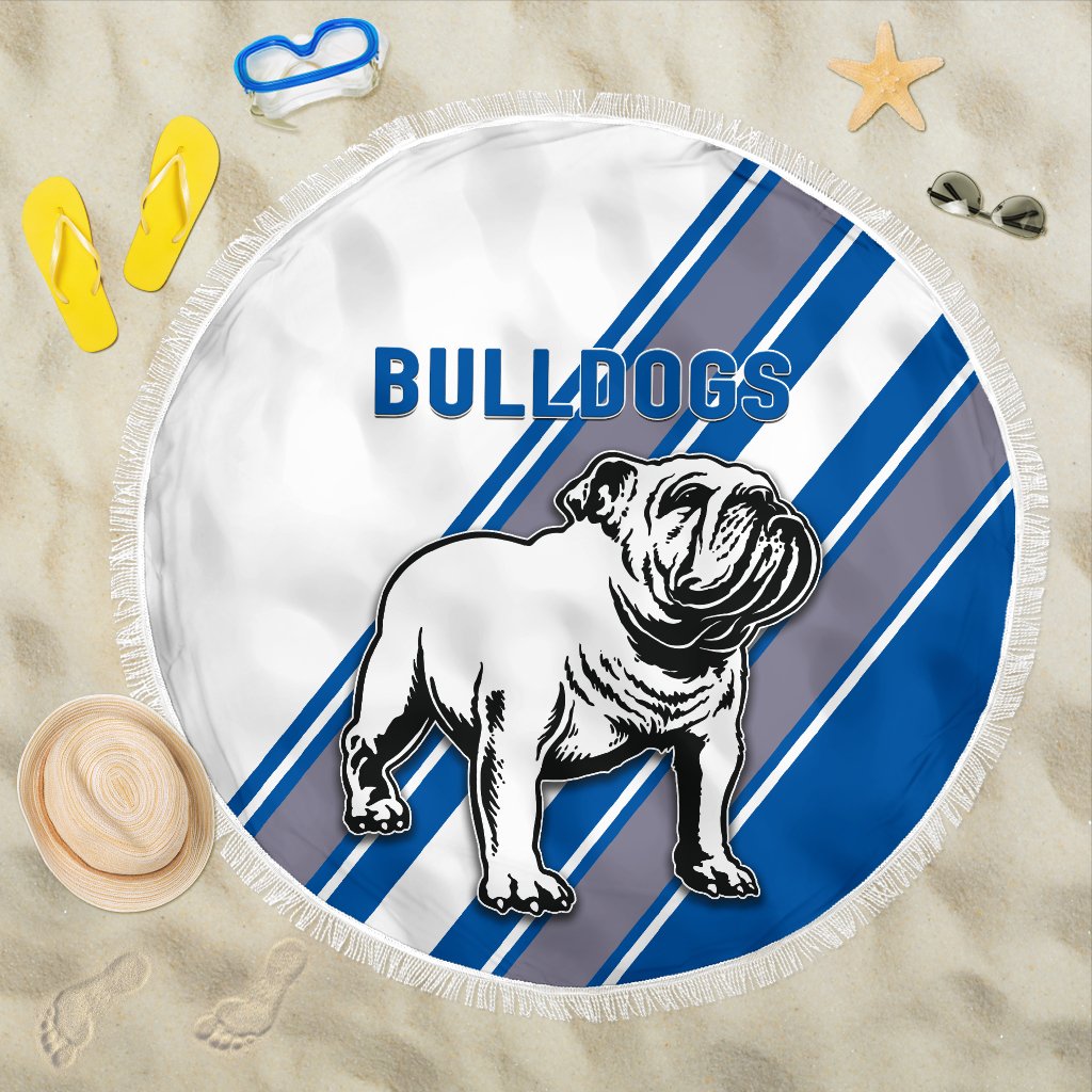 canterbury-bankstown-bulldogs-beach-blanket-simple-style