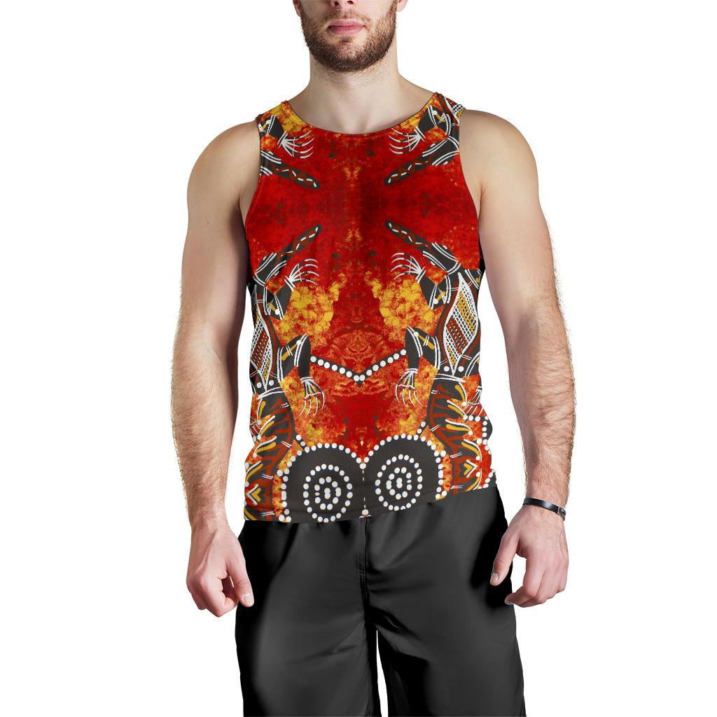 mens-tank-top-aboriginal-crocodile-dot-painting