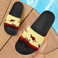 slide-sandals-kangaroo-sun-dot-painting
