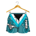 Port Adelaide All Over Print Women's Shorts Power - Vibe Hoodie
