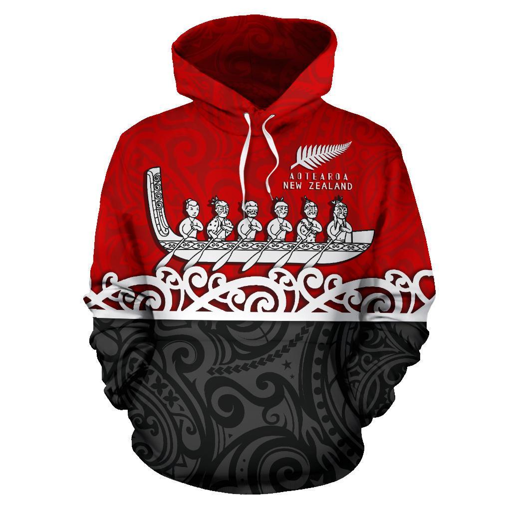 new-zealand-hoodie-maori-waka-pullover-hoodie-red