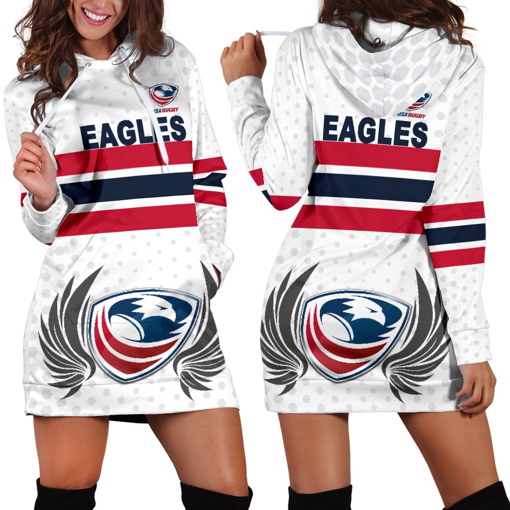 usa-rugby-womens-hoodie-dress-eagles-simple-style-white