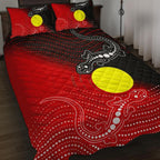 aboriginal-quilt-bed-set-two-indigenous-lizard
