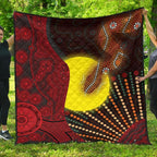 aboriginal-premium-quilt-indigenous-snake-sun-dot-painting