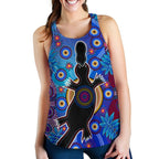 Aboriginal Women's Racerback Tank - Indigenous Platypus - Vibe Hoodie