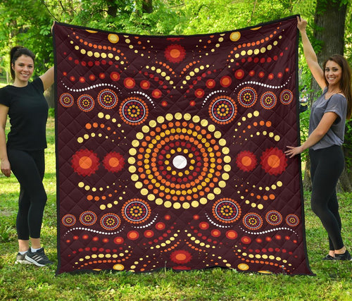 aboriginal-premium-quilt-indegenous-dot-painting-art