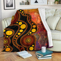 aboriginal-premium-blanket-australia-indigenous-flag-circle-dot-painting-art-golden