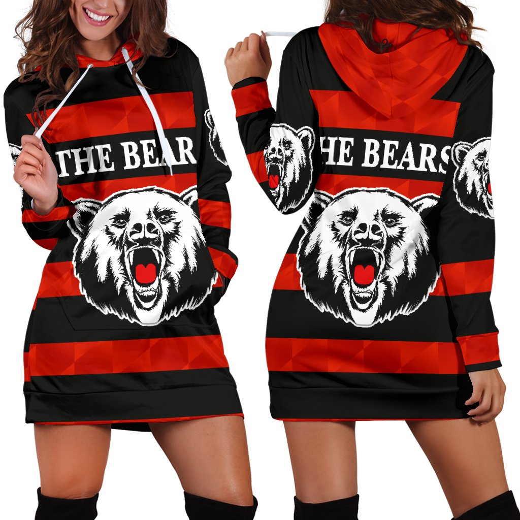 north-sydney-women-hoodie-dress-the-bears-simple-style