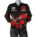 anzac-womens-bomber-jacket-anzac-with-remembrance-poppy-flower