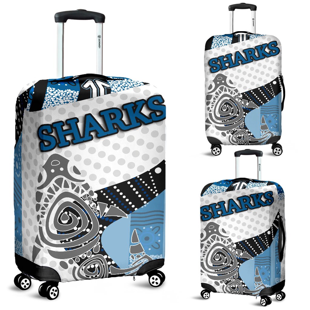 sharks-luggage-covers