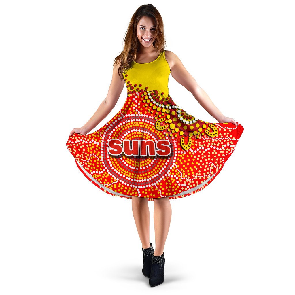 Gold Coast Women's Dress Sun Aboriginal - Vibe Hoodie