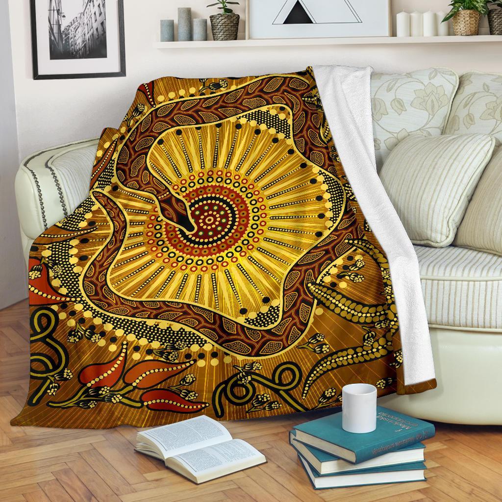 premium-blanket-australian-aboriginal-snake-rainbow-serpent