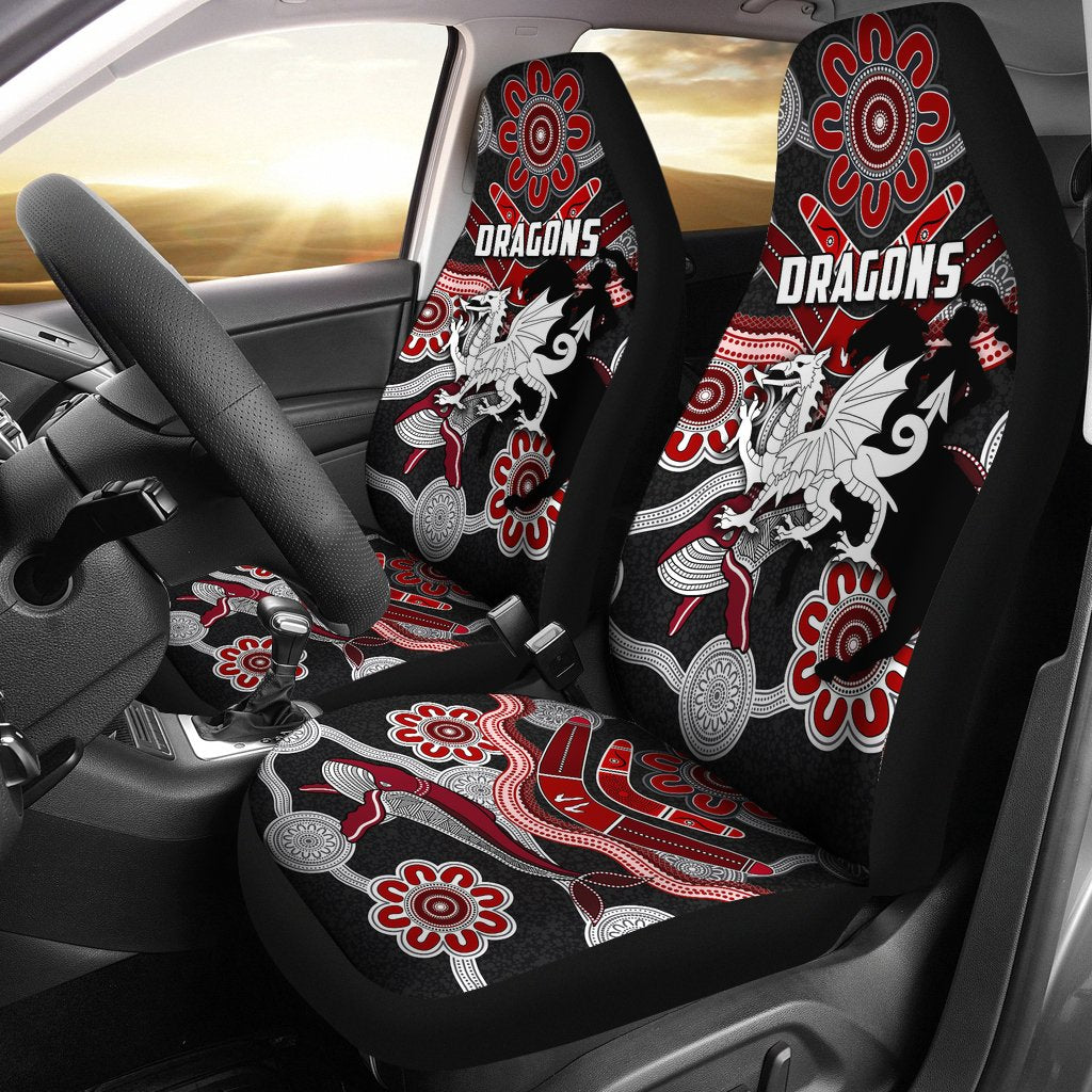 dragons-car-seat-covers-st-george-indigenous-black