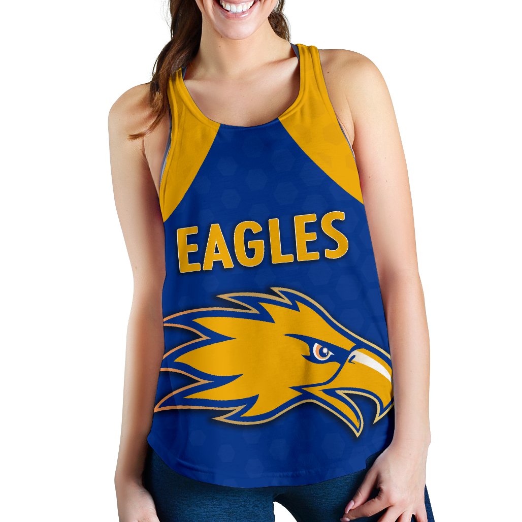 Eagles Women Racerback Tank West Coast - Royal Blue - Vibe Hoodie