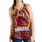 Broncos Rugby Women's Racerback Tank Indigenous - Vibe Hoodie