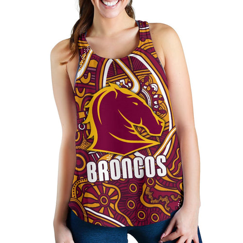 Broncos Rugby Women's Racerback Tank Indigenous - Vibe Hoodie