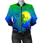 aboriginal-womens-bomber-jacket-indigenous-frog-blue