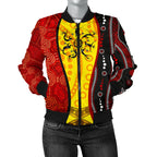 aboriginal-womens-bomber-jackets-dreamtime-koori-dance-dot-acrylic-paint