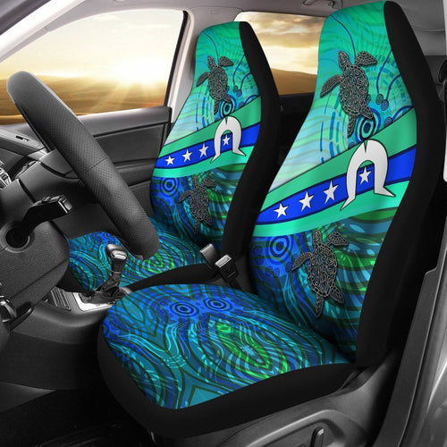 car-seat-cover-torres-strait-flag-and-turtle