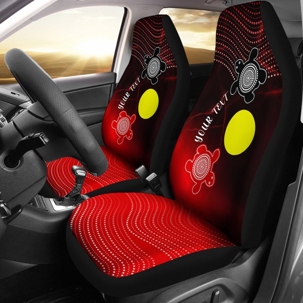custom-aboriginal-car-seat-covers-indigenous-circle-dot-painting-style