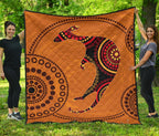 aboriginal-premium-quilt-australia-kangaroo-orange-dot-painting-art