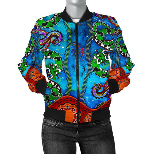 aboriginal-womens-bomber-jacket-aussie-indigenous-patterns-blue