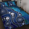 aboriginal-quilt-bed-set-australia-indigenous-flag-circle-dot-painting-art-blue