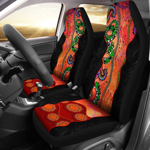 aboriginal-car-seat-covers-aussie-indigenous-patterns-orange