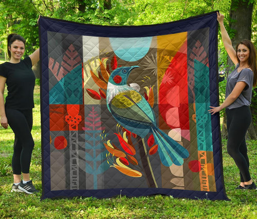 tui-bird-art-design-quilt