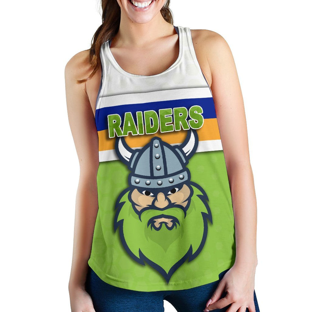 Canberra Women Racerback Tank Raiders Viking - Vibe Hoodie