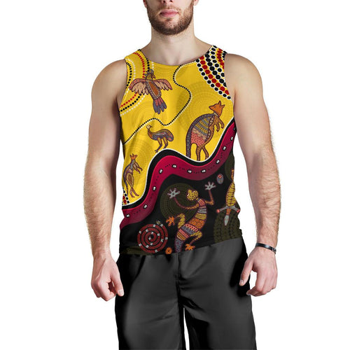 aboriginal-tank-top-indigenous-animals-life-art-men