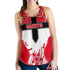 Saints Enthusiasm Women Racerback Tank St Kilda Indigenous - Vibe Hoodie