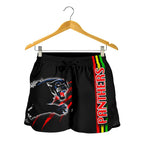 Panthers All Over Print Women's Shorts Claws - Vibe Hoodie