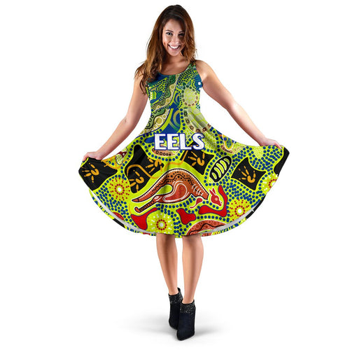Parramatta Women's Dress Eels Unique Indigenous - Vibe Hoodie