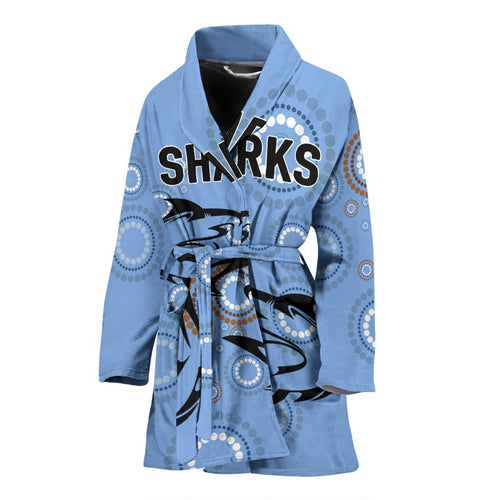 cronulla-womens-bath-robe-sharks-unique-indigenous