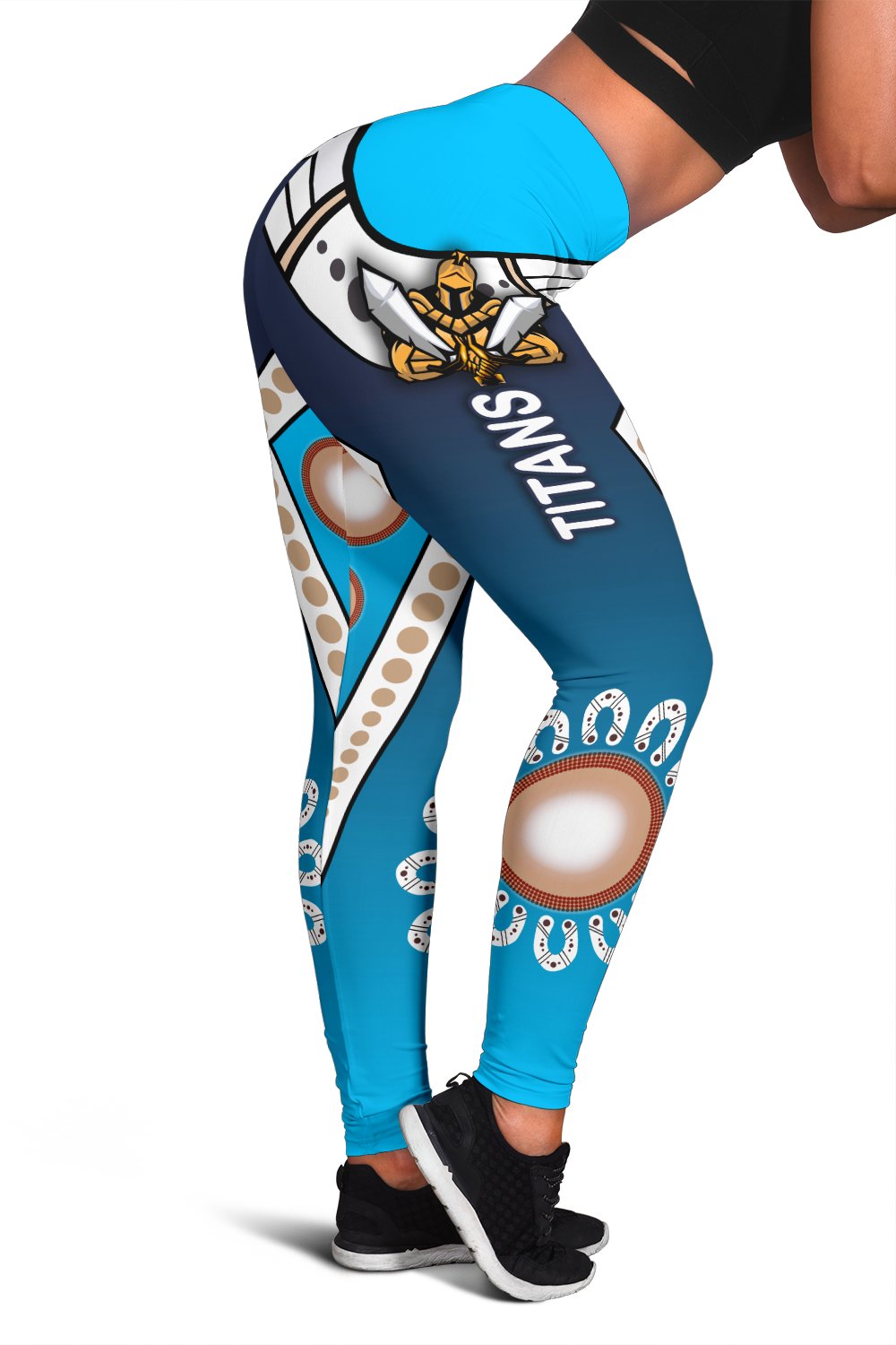 gold-coast-women-leggings-titans-gladiator-simple-indigenous