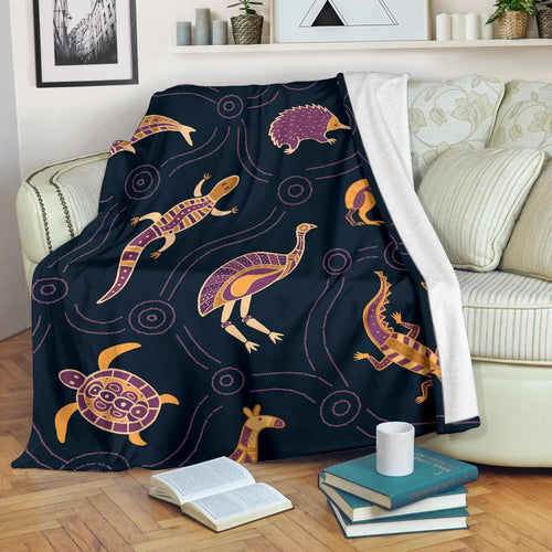 premium-blanket-indigenous-animals-patterns