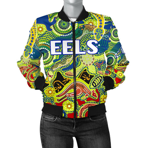 parramatta-womens-bomber-jacket-eels-unique-indigenous