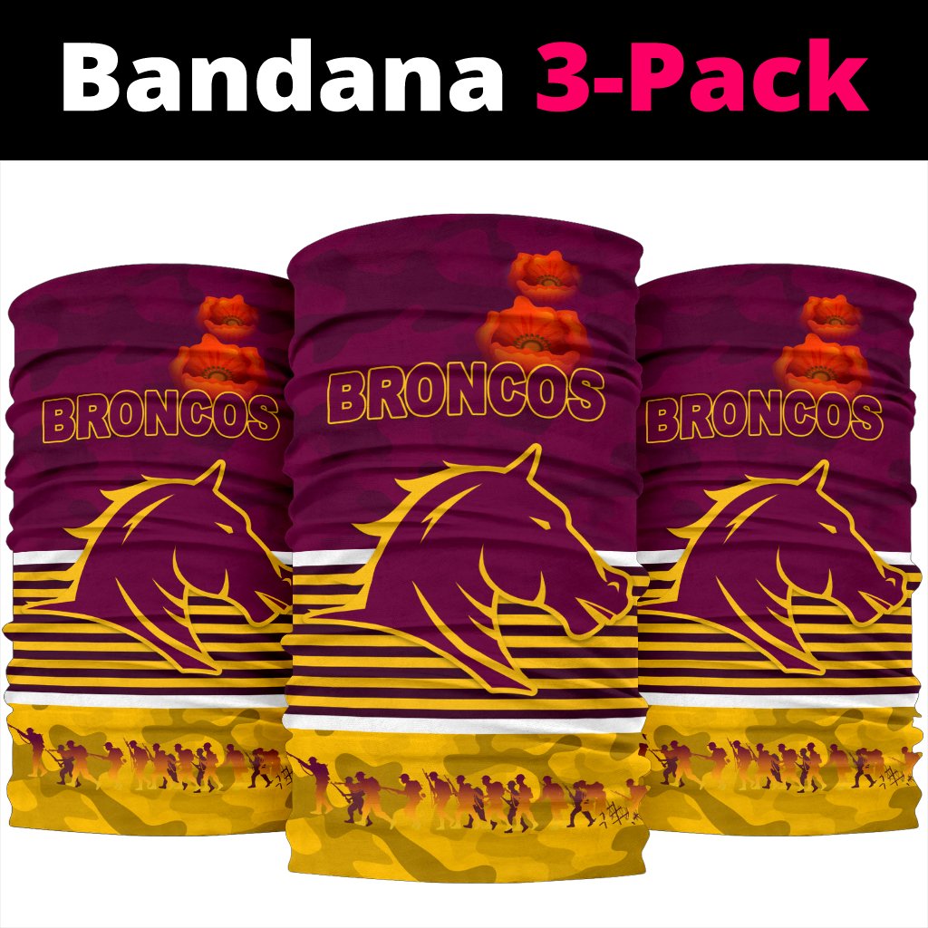 brisbane-broncos-bandana-3-pack-anzac-day-simple-style-maroon