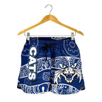 Cats All Over Print Women's Shorts Aboriginal - Vibe Hoodie
