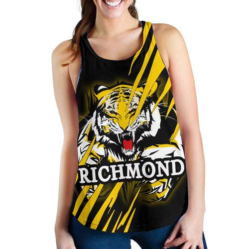 Richmond Tigers Women's Racerback Tank - Vibe Hoodie