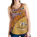 Racerback Tank - Aboriginal Patterns Top Tank Australian Coat Of Arms - Women - Vibe Hoodie