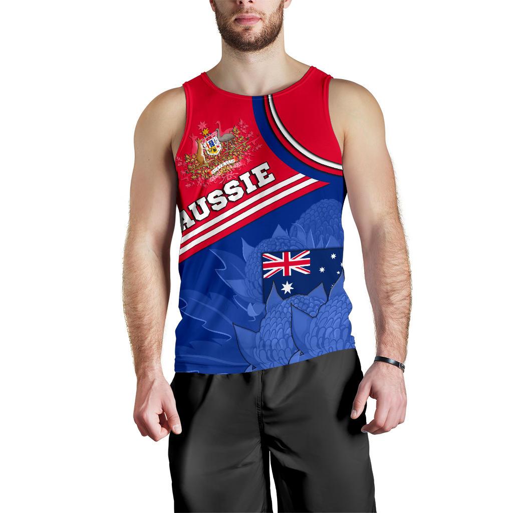 mens-tank-top-aus-flag-and-coat-of-arms-tank-waratah-flowers