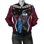new-zealand-tui-bird-women-bomber-jacket-pohutukawa-burgundy