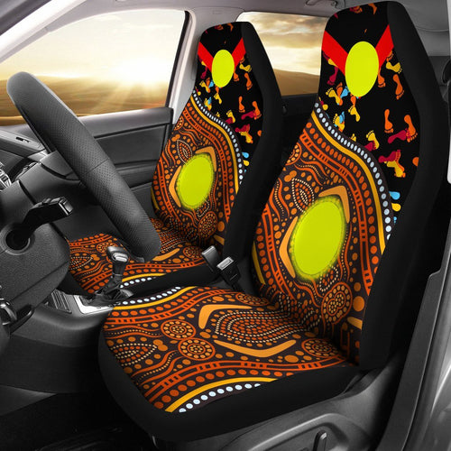 car-seat-covers-aboriginal-style-flag-dot-painting