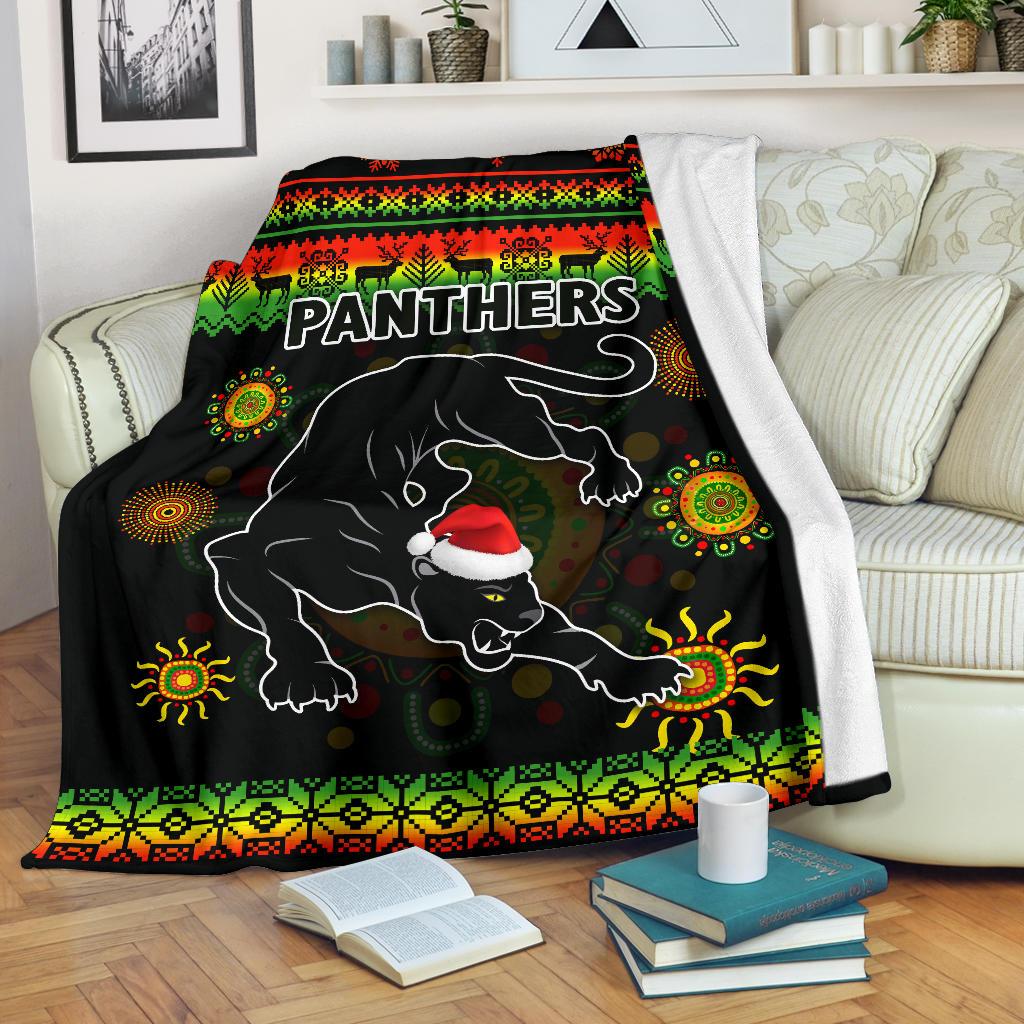 penrith-panthers-christmas-premium-blanket-indigenous