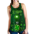 Patrick's Day Women Racerback Tank Shamrock Vibes - Vibe Hoodie