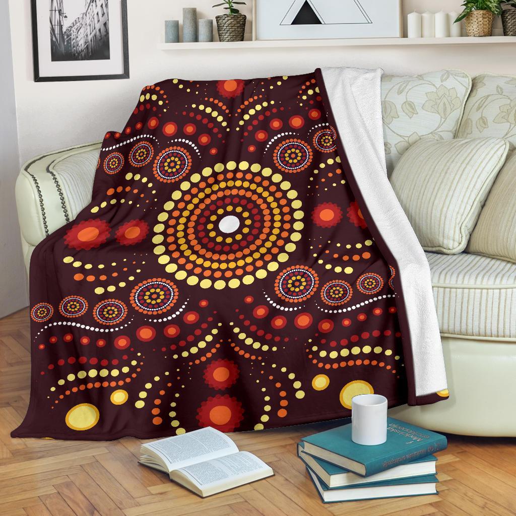 aboriginal-premium-blanket-indegenous-dot-painting-art