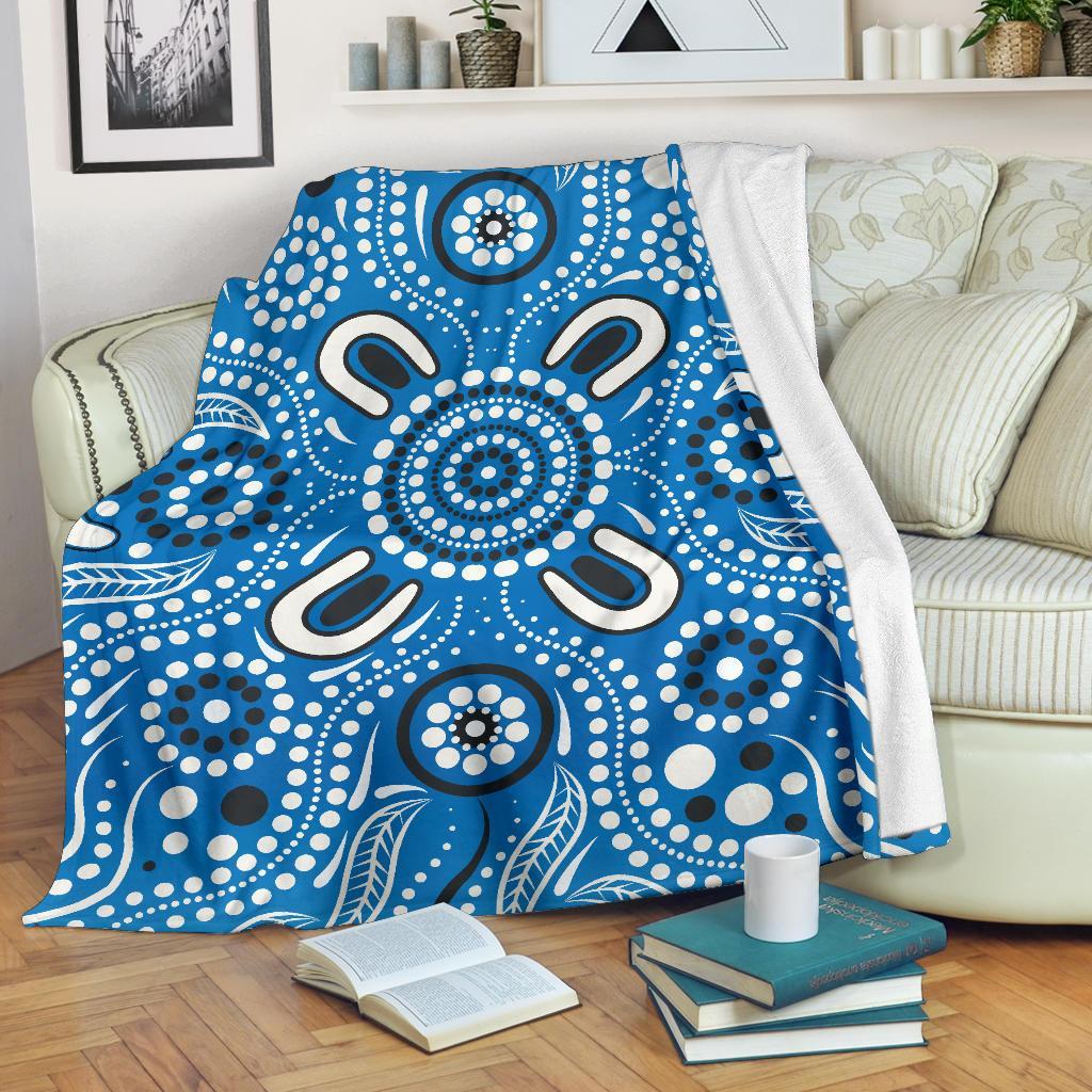 premium-blanket-indigenous-circle-dot-painting-blue-color